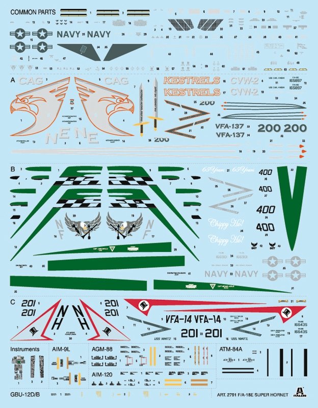 Italeri 2791 F/A-18 E SUPER HORNET 1/48 – Bild 11