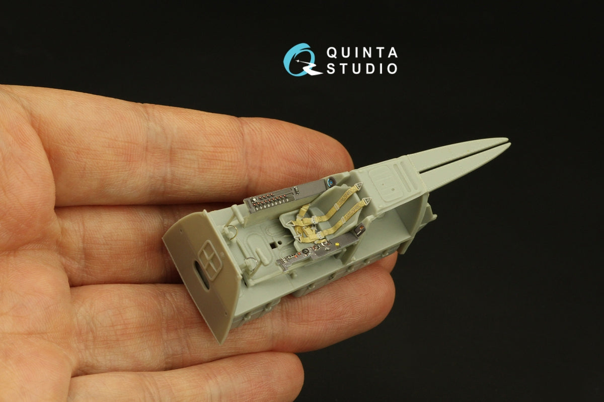 Quinta Studio QD48376 Ta 152H 3D-Printed &amp;amp; coloured Interior on decal paper (Zoukei Mura) 1/48 – immagine 6