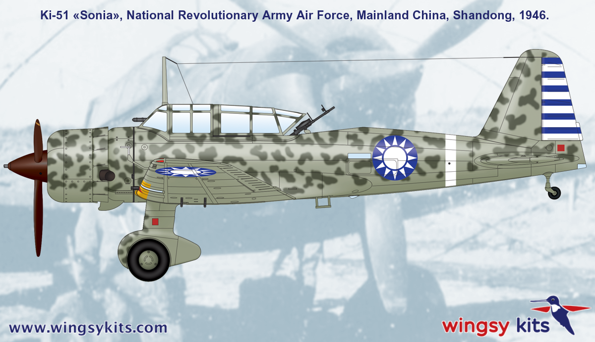 Maquette Wingsy Kits D5-06 IJA Type 99 Ki-51 « Sonia » dans d&amp;#39;autres armées, échelle 1/48 – image 5