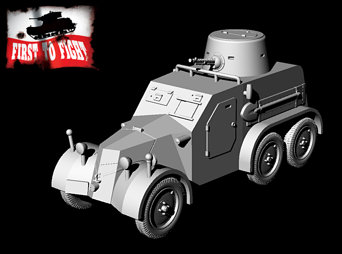 First To Fight PL095 Panzerspähwagen 30(t) Tatra OA vz 30 1/72 – imagen 4