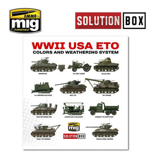 AMMO of Mig Jimenez 7700 WW II AMERICAN ETO SOLUTION BOX – image 6