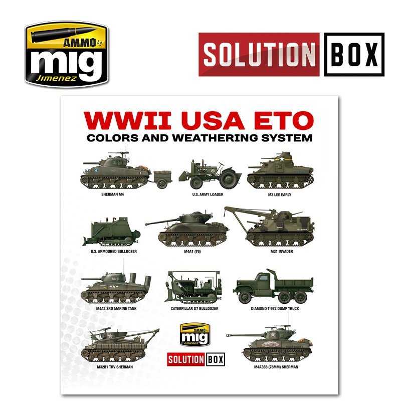 AMMO of Mig Jimenez 7700 WW II AMERICAN ETO SOLUTION BOX – image 6