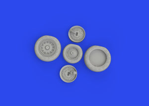 Eduard 648934 J-35 Draken wheels Type 1 HASEGAWA 1/48 – zdjęcie 3