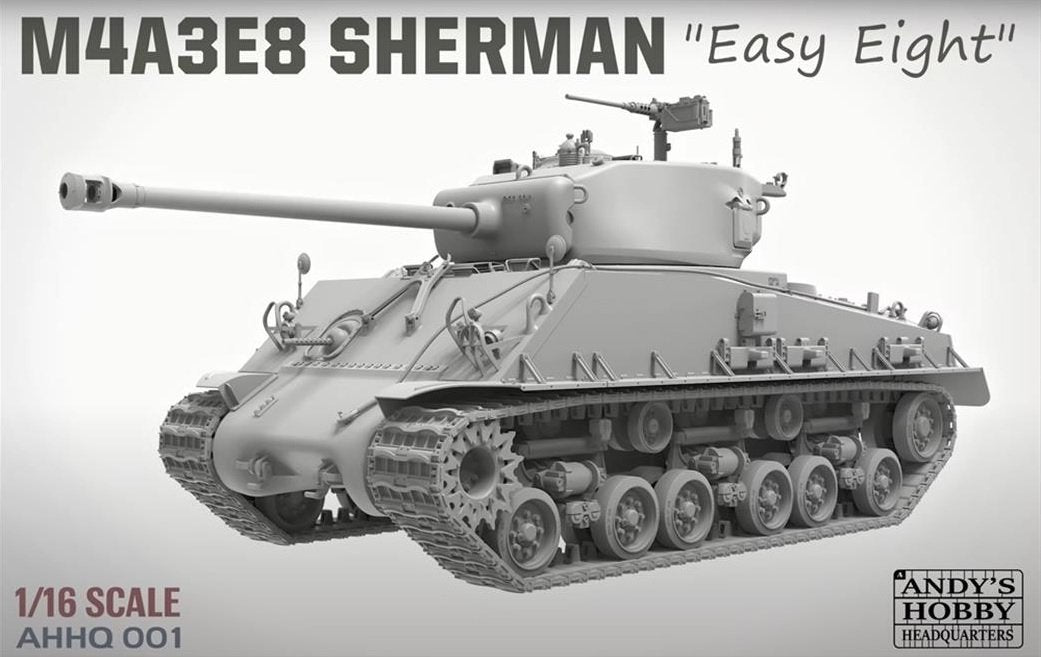 Andy&amp;#39;s Hobby Headquarters AHHQ-001 M4A3E8 Sherman &amp;quot;Easy Eight&amp;quot; 1/16 – zdjęcie 2
