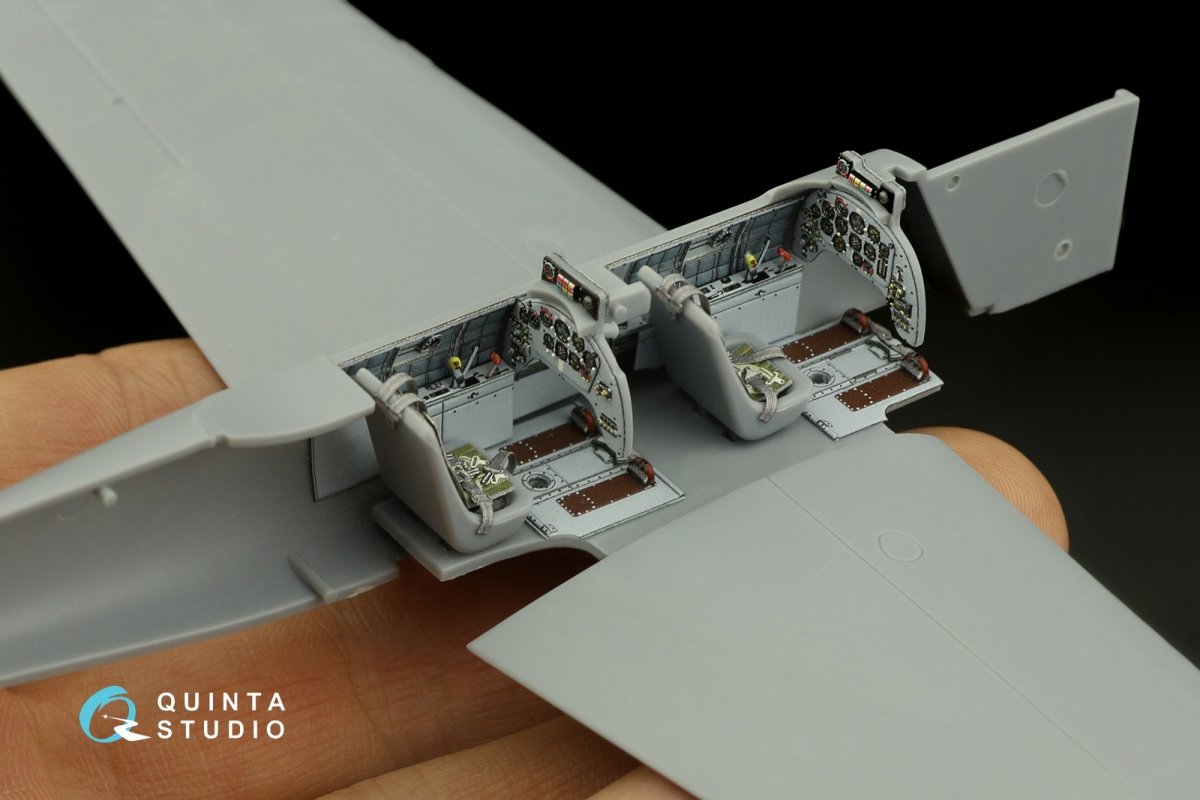 Quinta Studio QD48019 Yak-52 3D-Printed &amp;amp; coloured Interior on decal paper (ARK) 1/48 – imagen 11