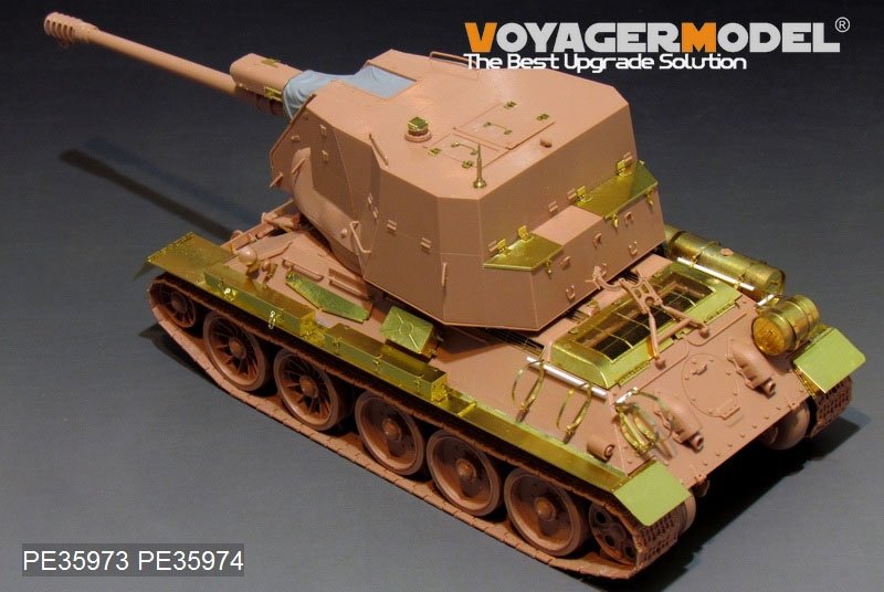 Voyager Model PE35973 Egyptain T-34/122 S.P.G Basic For RFM 5013 1/35 – immagine 12