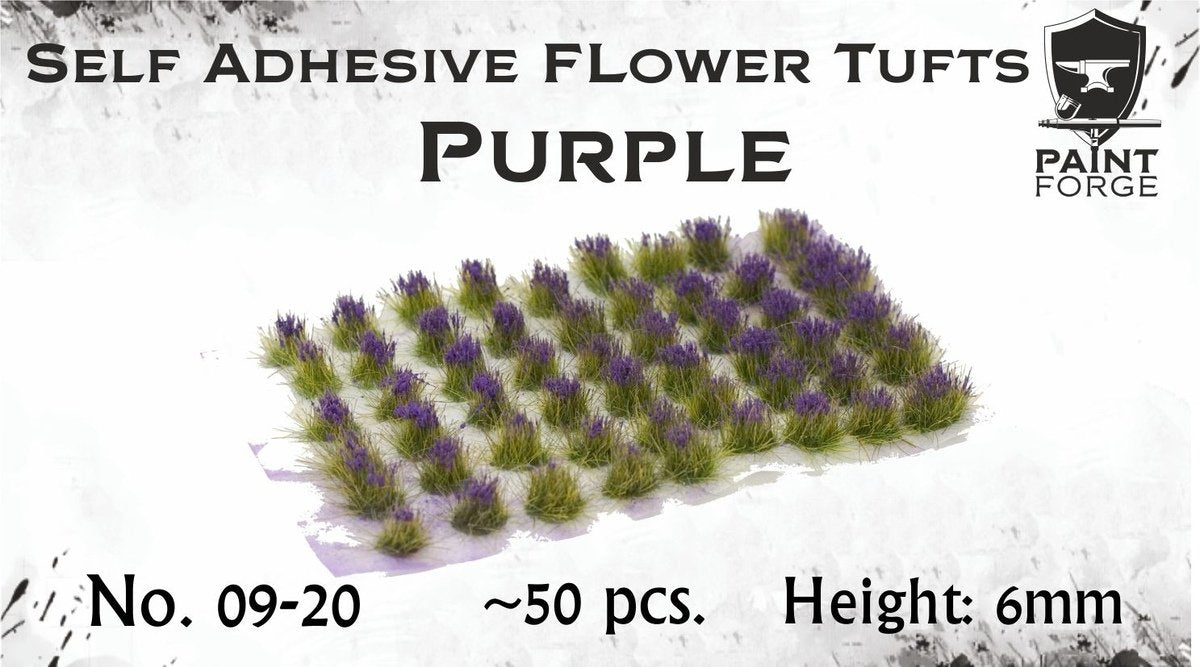 Paint Forge PFFL2609 Purple Flowers 6mm