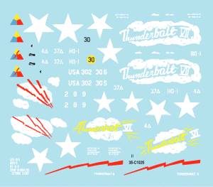 Star Decals 35-C1025 Thunderbolt V / VI / VII 1/35 – imagen 2