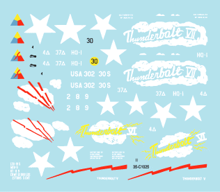 Star Decals 35-C1025 Thunderbolt V / VI / VII 1/35 – imagen 2