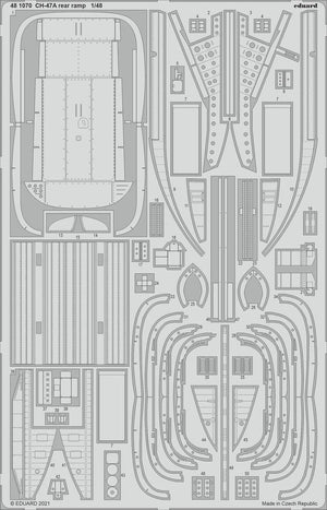 Eduard 481070 CH-47A rear ramp HOBBY BOSS 1/48
