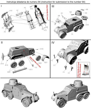 First To Fight PL095 Panzerspähwagen 30(t) Tatra OA vz 30 1/72 – imagen 2
