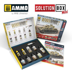 AMMO of Mig Jimenez 7902 SOLUTION BOX MINI –WWII German DAK Vehicles – image 3