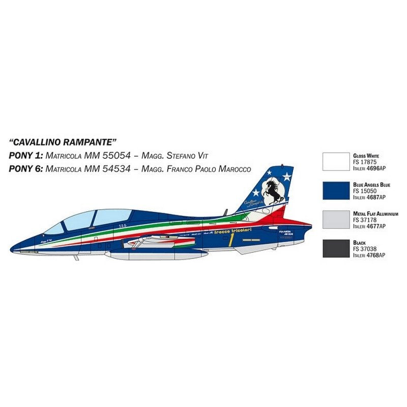 Italeri 1461 AERMACCHI MB-339 &amp;quot;60th P.A.N.Anniv.&amp;quot; 1/72 – imagen 4