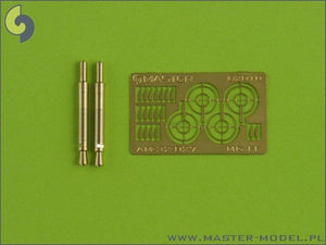 Master AM-32-027 Canon automatique d&amp;#39;avion allemand MG FF - canons tournés et viseurs photogravés (2 pièces) (1/32)