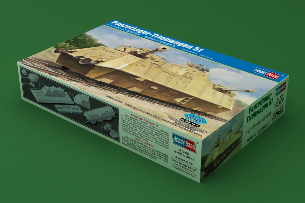 Hobby Boss 82953 Panzerjager-Triebwagen 51 1/72 – imagen 2