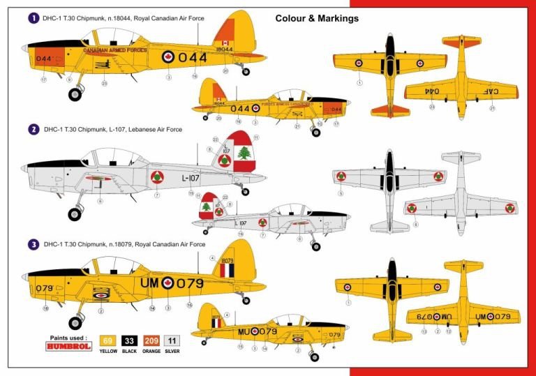 Modèle AZ7558 DHC-1 Chipmunk T.30 1/72 – image 2