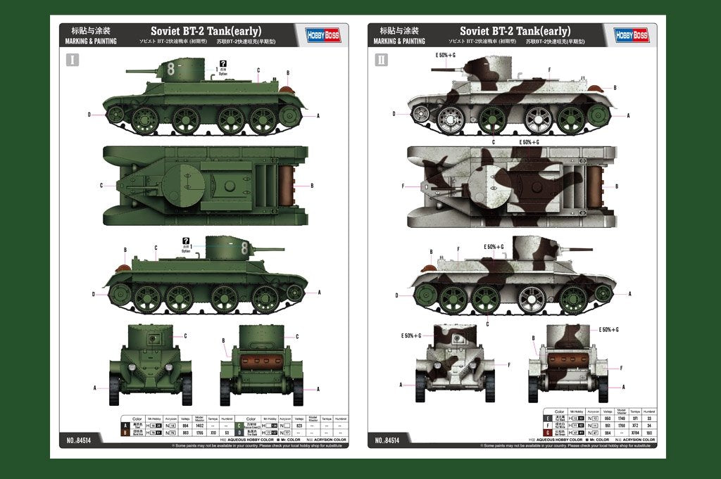 Hobby Boss 84514 Soviet BT-2 Tank early 1/35 – zdjęcie 2