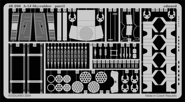 Eduard 49296 A-1J 1/48 Tamiya – imagen 2
