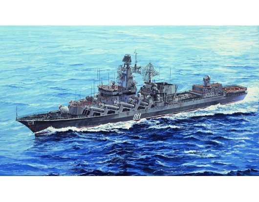 Trumpeter 05722 Russian Navy Marshal Ustinov 1/700 – immagine 2