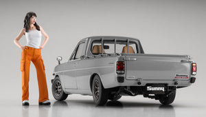 Hasegawa SP626 Datsun Sunny Truck Long Body Deluxe avec figurine de fille 1/24 – image 2