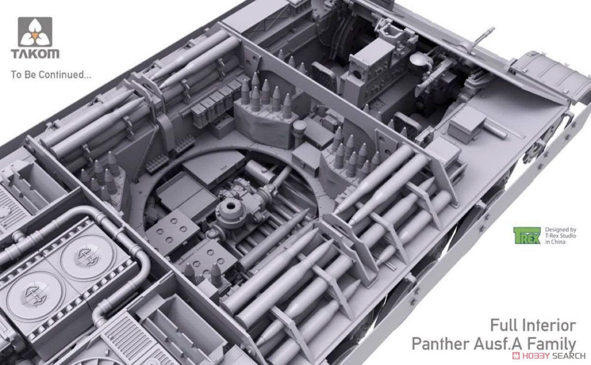 Takom 2099 Panther Ausf. A late prod. (full interior) 1/35 – imagen 4
