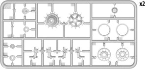 MiniArt 37060 T-62 WHEELS SET 1/35 – Bild 3