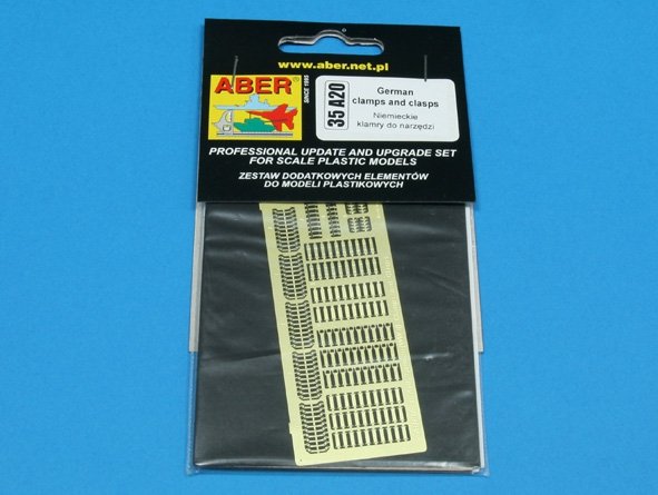 Aber 35A020 Klamry do narzędzi (niemckie) - 1 wybór 1/35 – zdjęcie 3