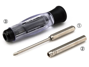 Tamiya 74131 MINI 4WD (+) SCREW &amp;amp; NUT DRIVER SET PRO