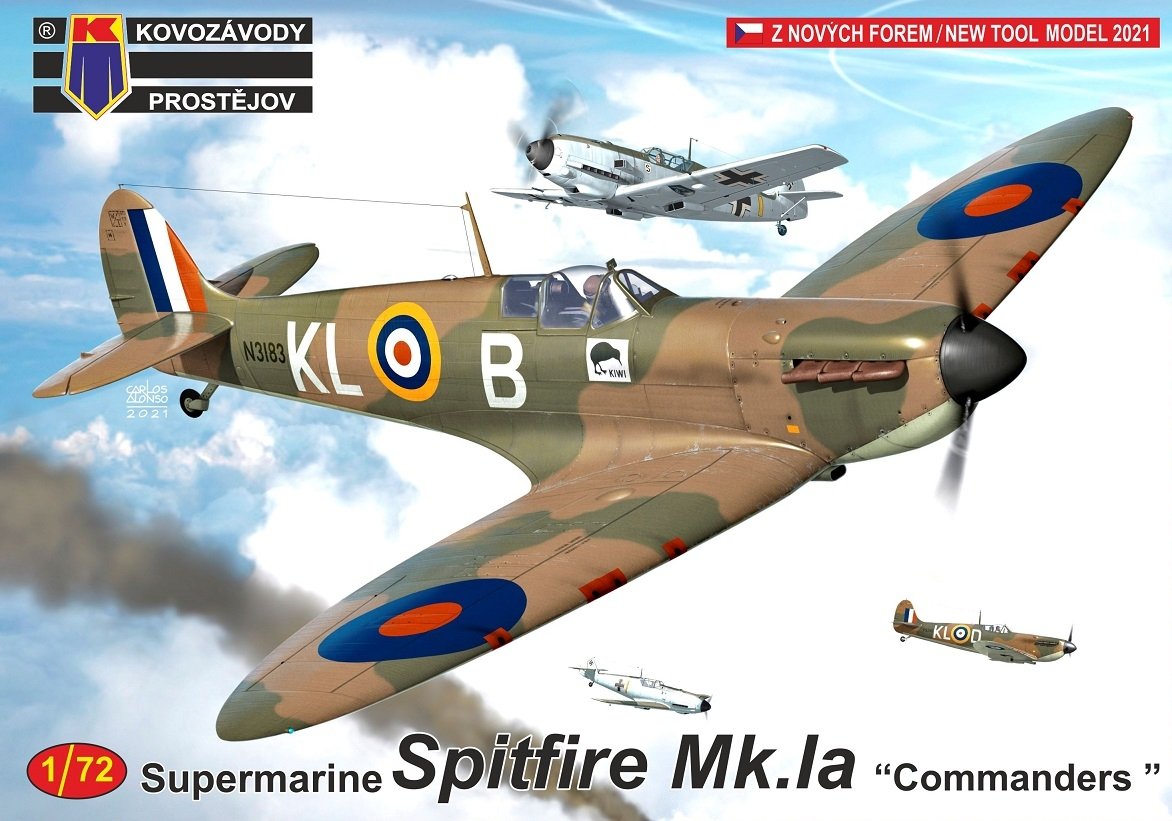 Kovozavody Prostejov KPM0262 Spitfire Mk.Ia „Commanders“ 1/72