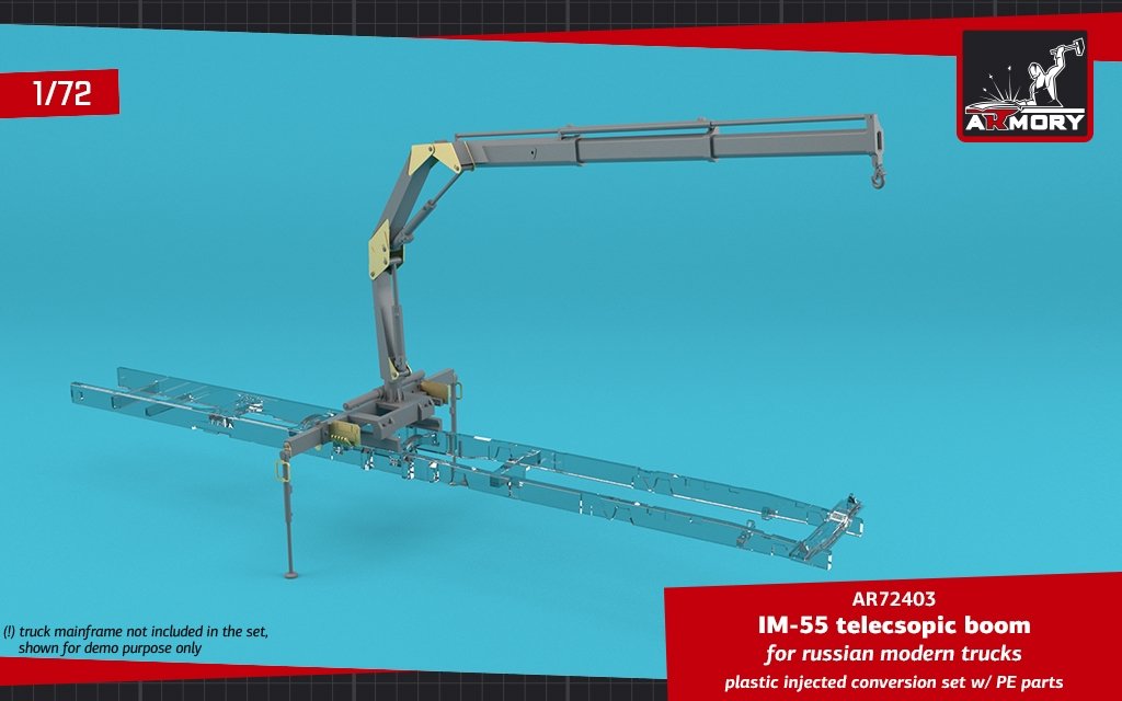 Armory Models 72403 IM-55 telecsopic boom, for russian modern trucks 1/72 – imagen 6