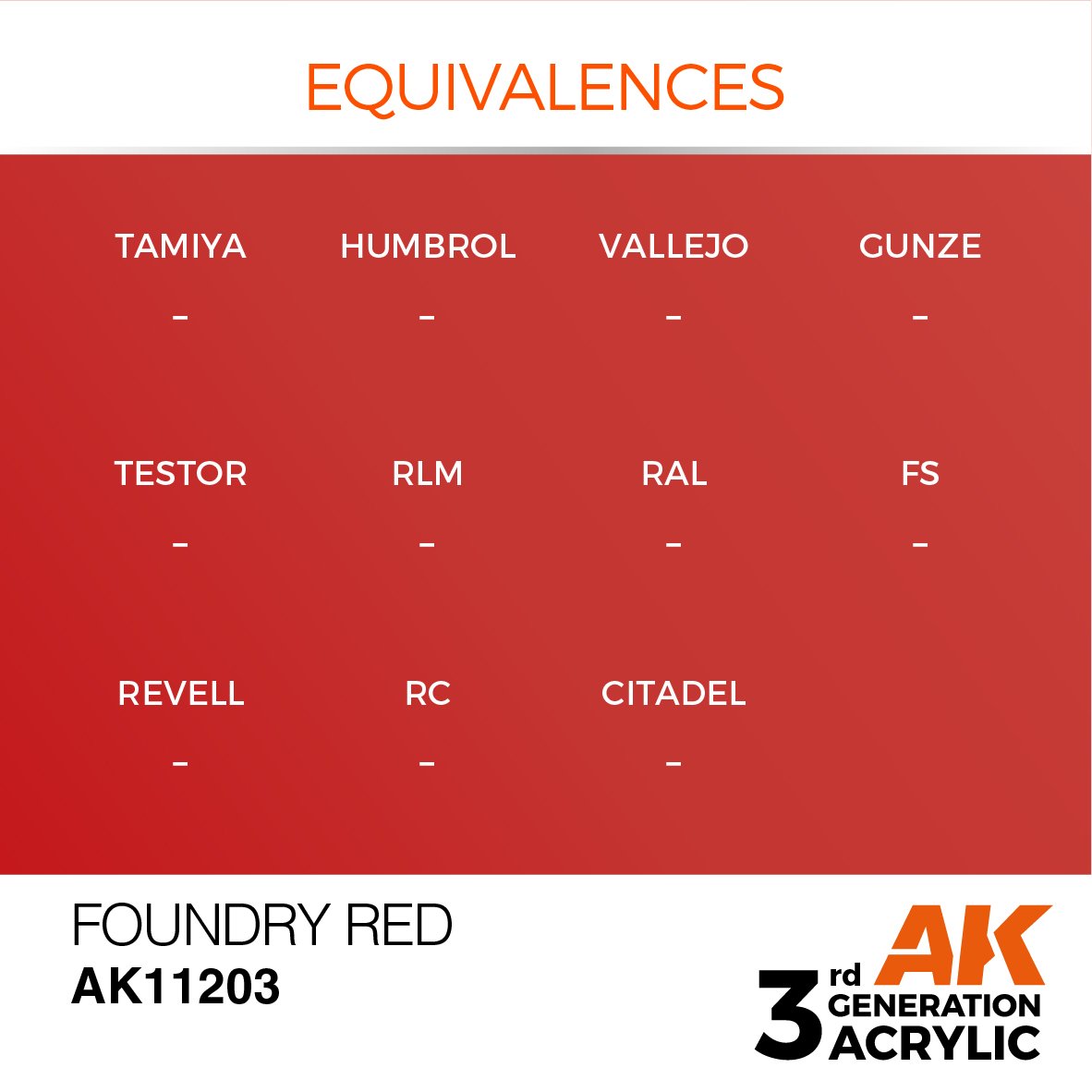 AK Interactive AK11203 FOUNDRY RED – METALLIC 17ml – image 3
