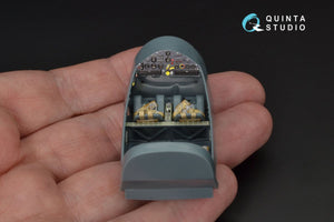 Quinta Studio QD48125 Bf108 3D-Printed &amp;amp; coloured Interior on decal paper (Eduard) 1/48 – imagen 5