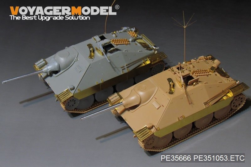 Voyager Model PE351053A WWII German Sd.Kfz.138/2 Hetzer Tank Destroyer Late Version For ACADMY 13230/13277 1/35 – immagine 21