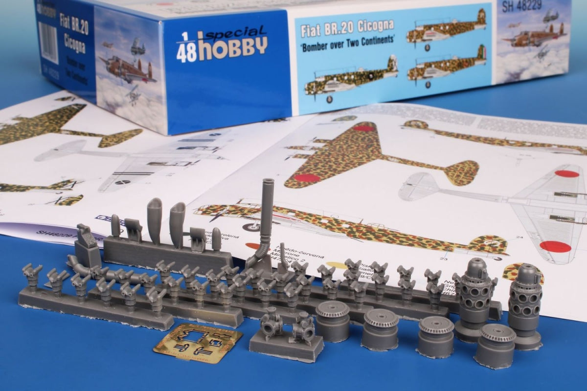 Special Hobby 48229 Fiat BR.20 Cicogna &amp;#39;Bomber Over Two Continents&amp;#39; 1/48 – imagen 9