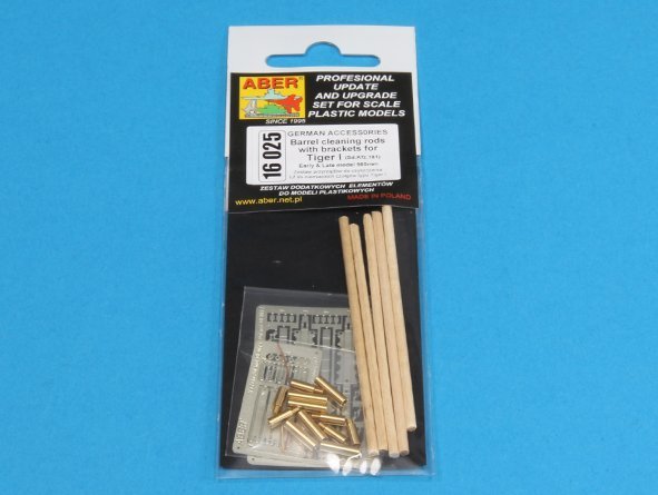 Aber 16025 Barrel cleaning rods with brackets for Tiger I – early/late 1/16 – imagen 3