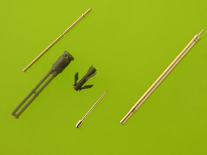 Master AM-48-126 Mi-24 (Hind D/E) - JakB-12.7 machine gun barrel and DUAS probe (metal and resin parts) 1/48 – immagine 5