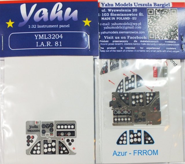 Yahu YML3204 I.A.R. 81 (Azur FRROM) 1/32