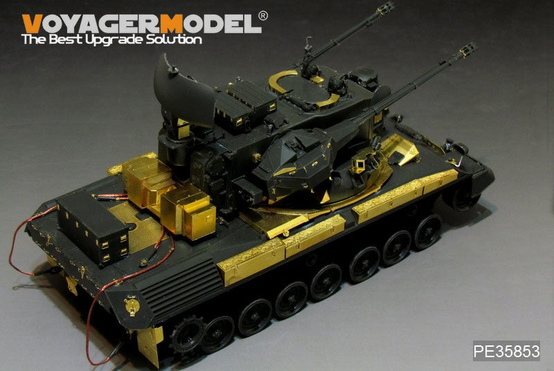 Voyager Model PE35853 Modern German Gepard A2 SPAAG Basic For MENG TS-030 1/35 – immagine 4