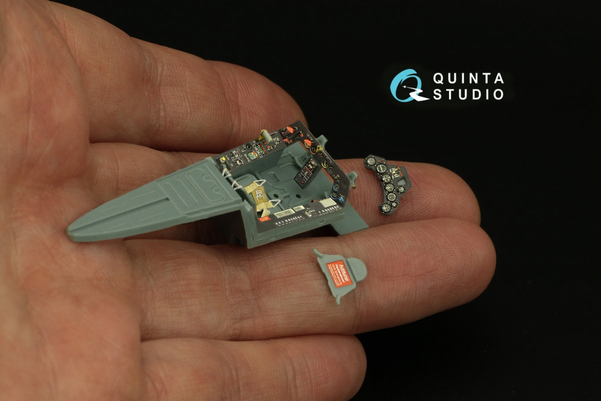 Quinta Studio QD48315 Fw 190A-5/6 3D-Printed &amp;amp; coloured Interior on decal paper (Eduard) 1/48 – imagen 9