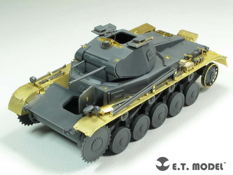 ET modèle E35-186 WWII allemand Pz.Kpfw.II Ausf.A/B/C Fenders (pour TAMIYA 35292) (1/35) – image 5