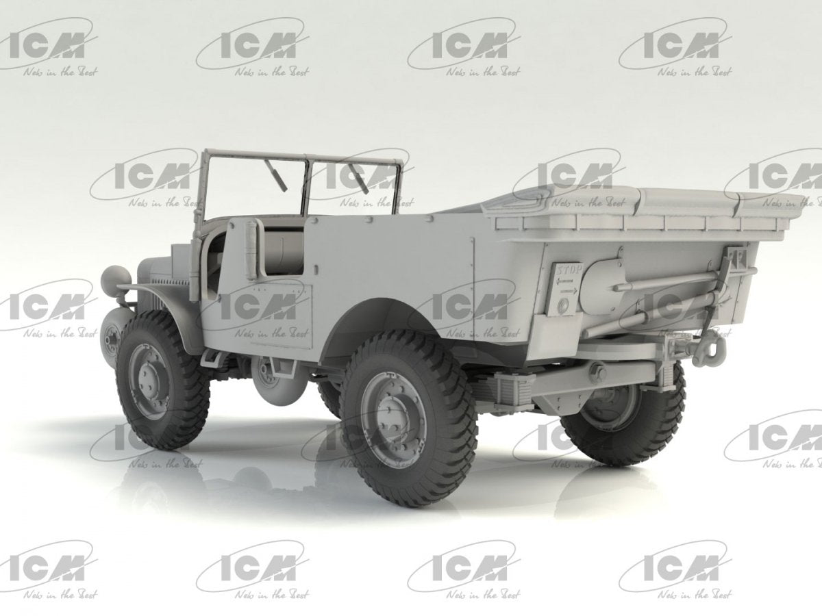 ICM 35573 Laffly (f) Type V15T Véhicule militaire allemand de la Seconde Guerre mondiale 1/35 – image 3