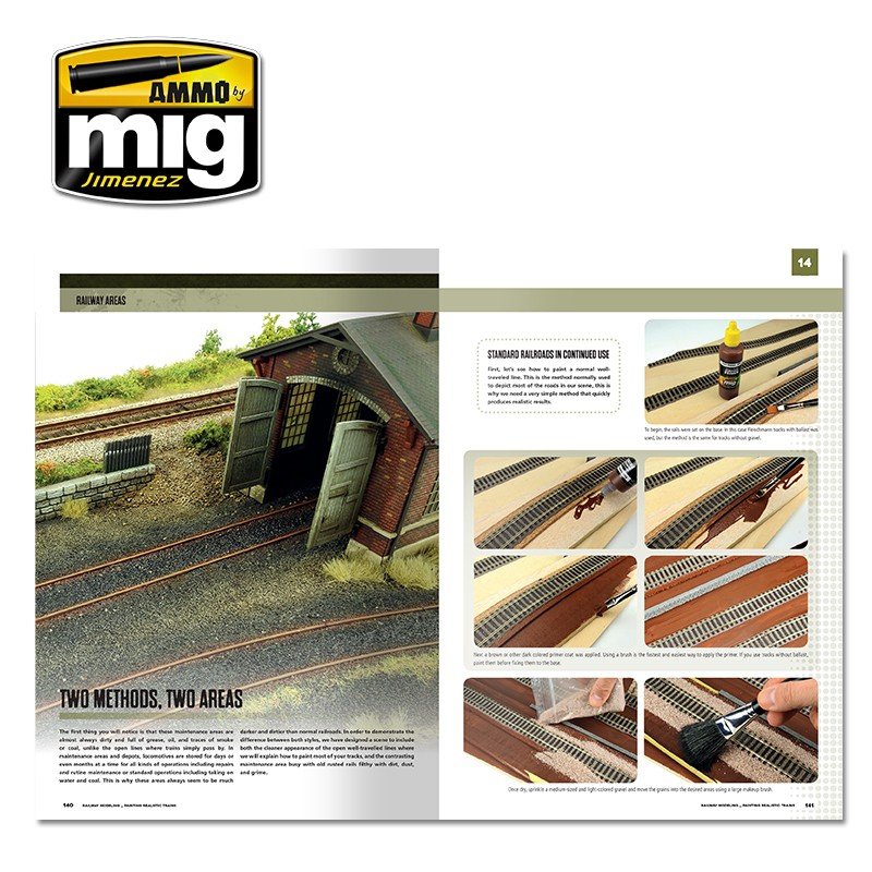AMMO of Mig Jimenez 6250 MODELLING SCHOOL - RAILWAY MODELING: PAINTING REALISTIC TRAINS – immagine 8