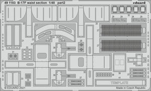 Eduard 491183 B-17F section centrale HKM 1/48 – image 2