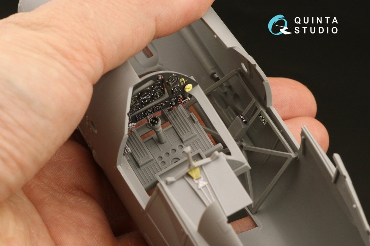Quinta Studio QD32135 Gloster Gladiator Mk II 3D-Printed &amp;amp; coloured Interior on decal paper (ICM) 1/32 – imagen 6