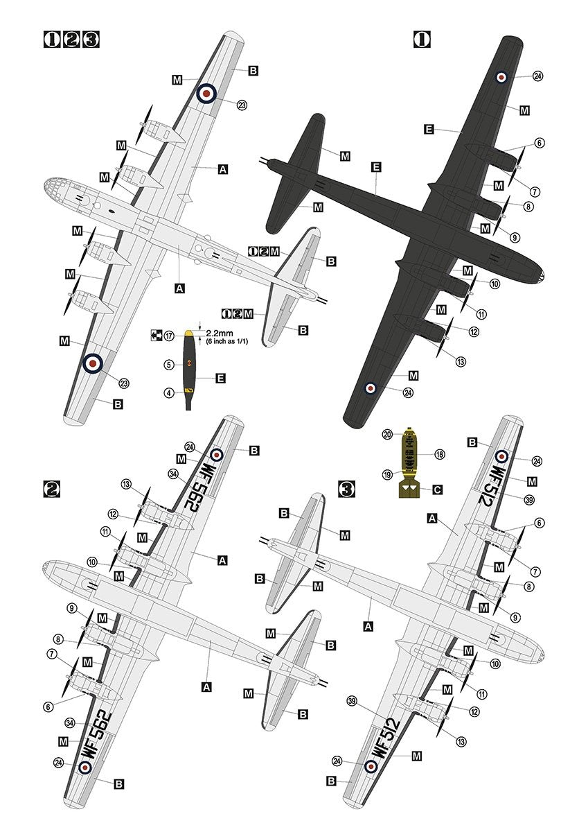 Hobby 2000 72069 Washington B.1 ( ACADEMY + CARTOGRAF + MASKI ) 1/72 – imagen 4