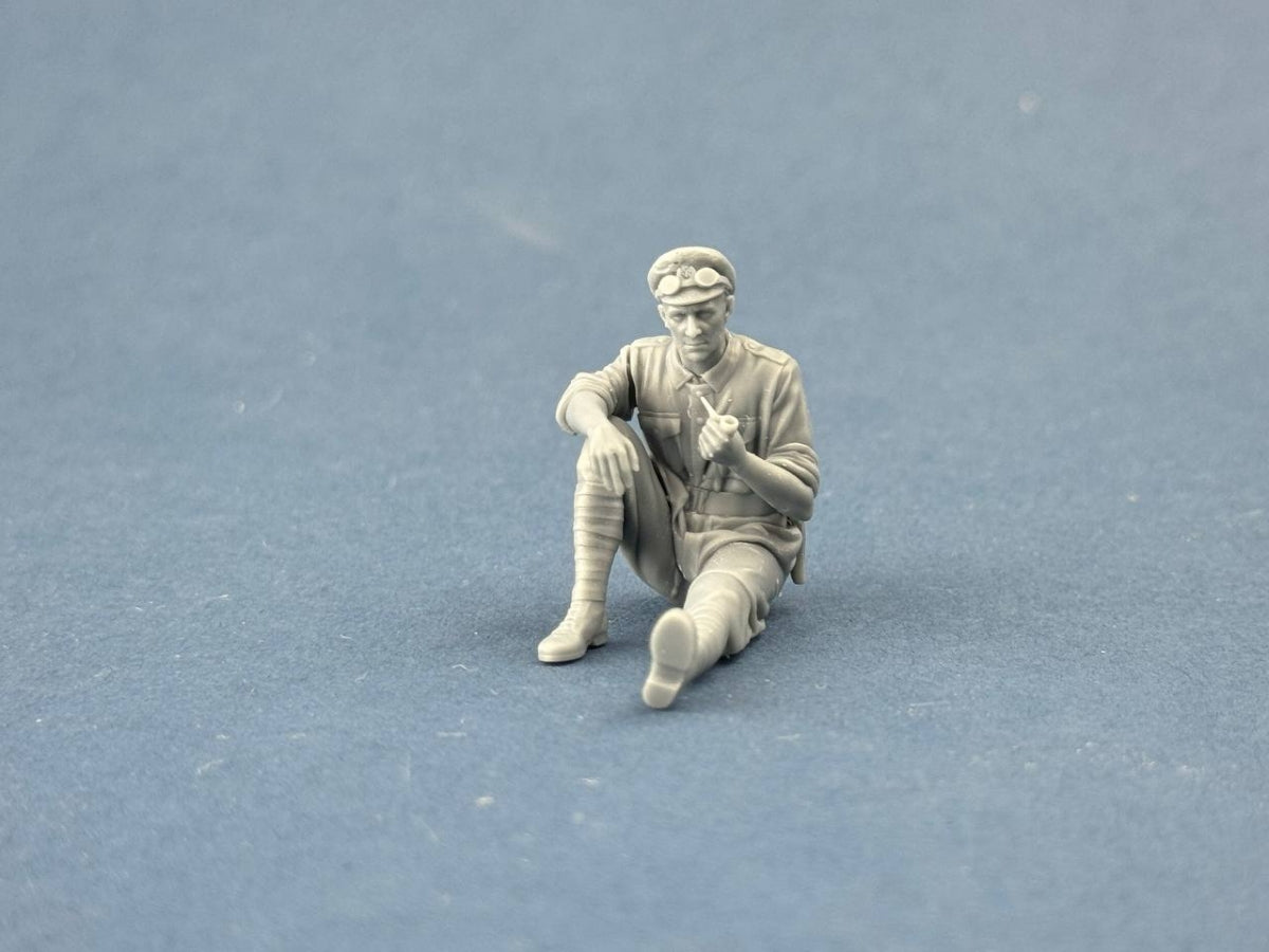 Copper State Models F32-067 British Dispatch Rider smoking pipe (Motorcycle not included) 1/32 – imagen 2