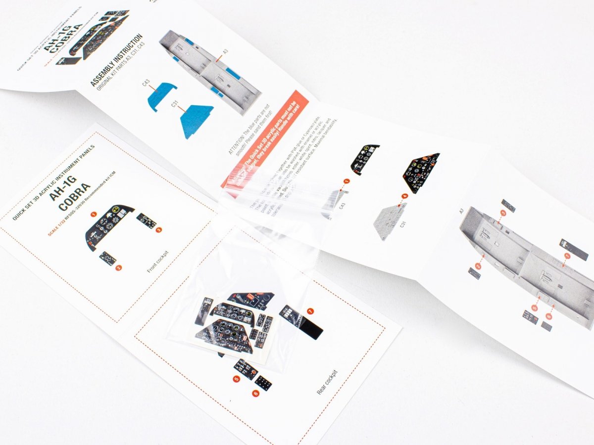 Red Fox Studio QS-32030 AH-1G Cobra (Early) ICM 1/32 – zdjęcie 2
