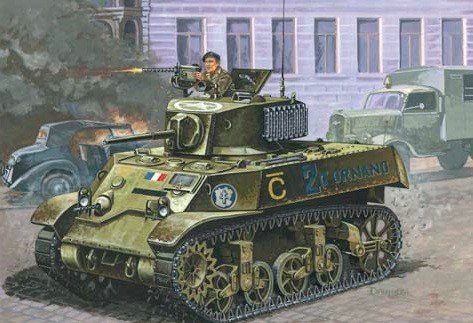 Mirage Hobby 72676 M3A3 Libération de Paris (1/72)