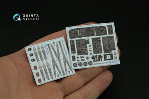 Intérieur imprimé en 3D et coloré sur papier décalcomanie (ICM) Quinta Studio QD35100 CH-54A 1/35 – image 11
