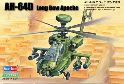 Hobby Boss 87219 AH-64D Apache Longbow 1/72